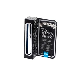 NEW POO-POURRI-GLITZY SPRITZ REFILLABLE SPRAYER - SILVER